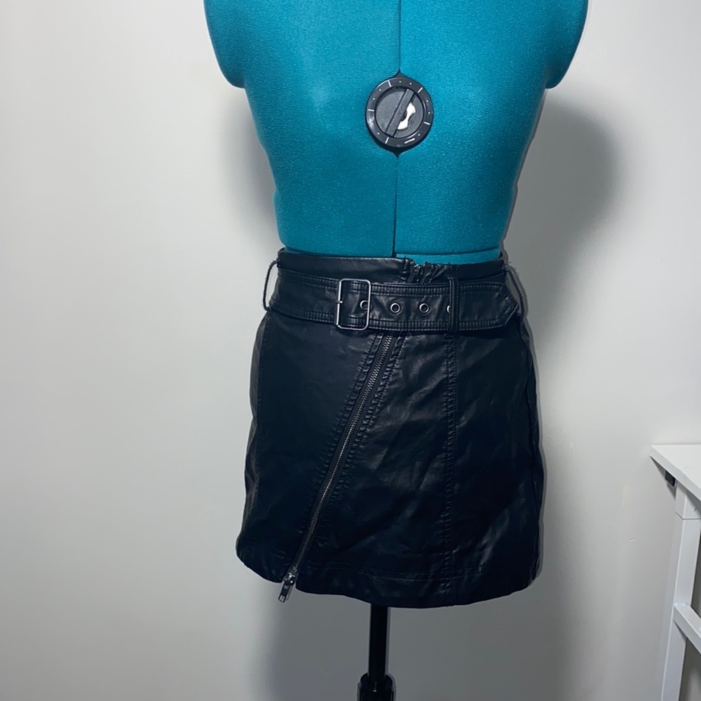 Leather Mini Skirt